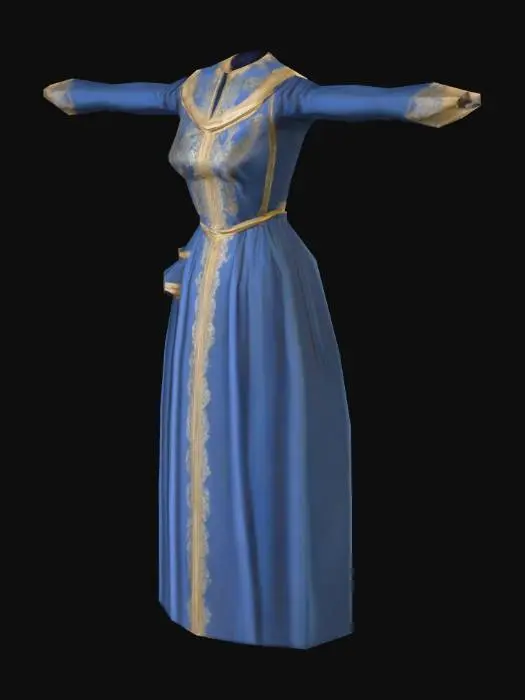 3D model for woolen_dress