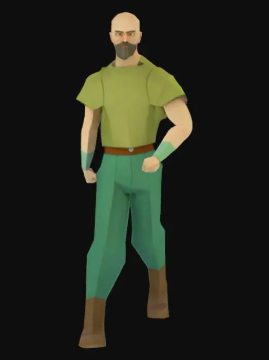 3D model for Runescape Character