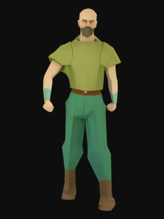 3D model for Runescape Character