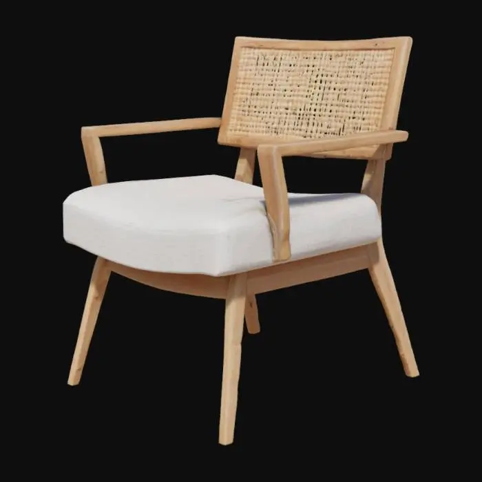 3D model for Modern Cane Chair