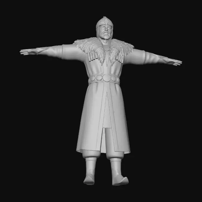 3D model for Kenesary khan