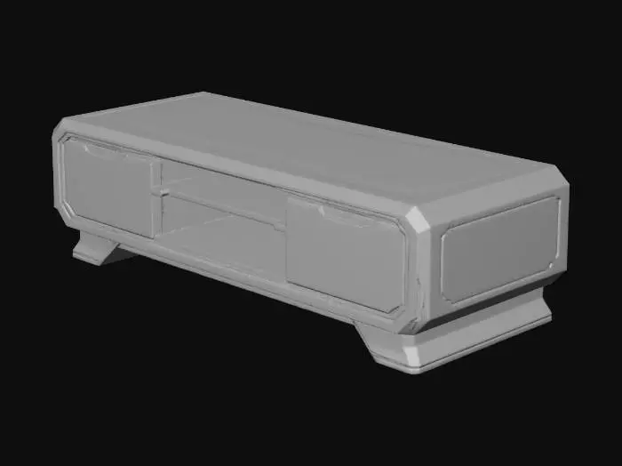 3D model for Futuristic Console