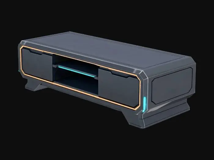 3D model for Futuristic Console