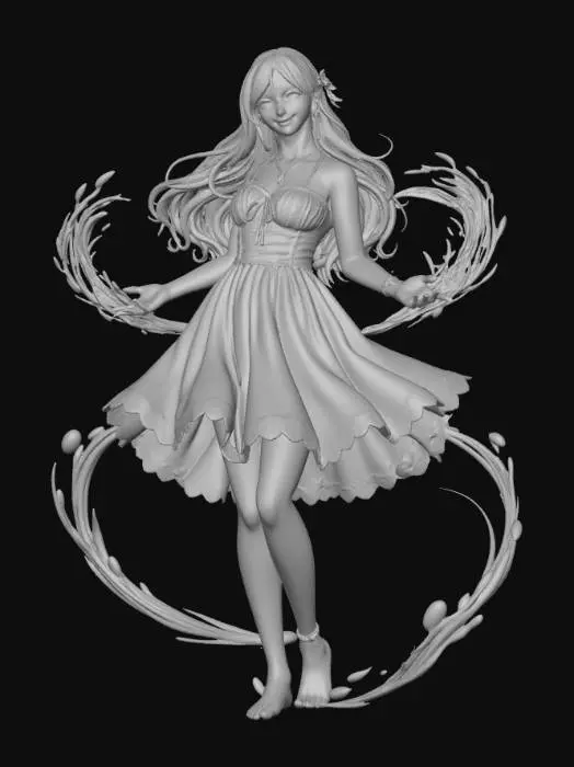 3D model for Lily Wave
