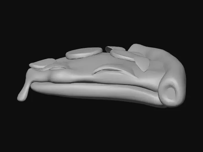3D model for Pepperoni Pizza Slice