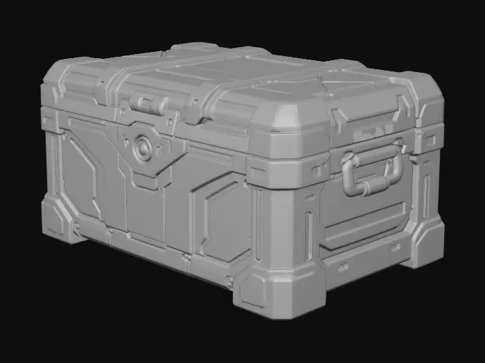 3D model for Neon Tech Crate