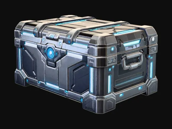 3D model for Neon Tech Crate