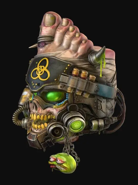 3D model for Biohazard Skull