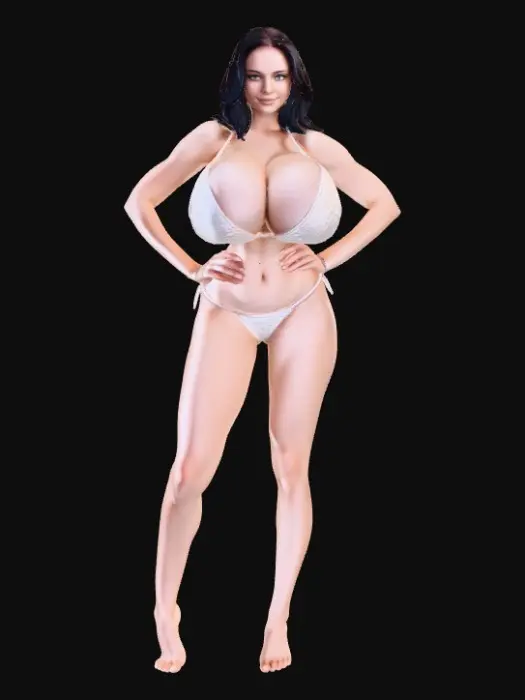 3D model for Bold in White Lace