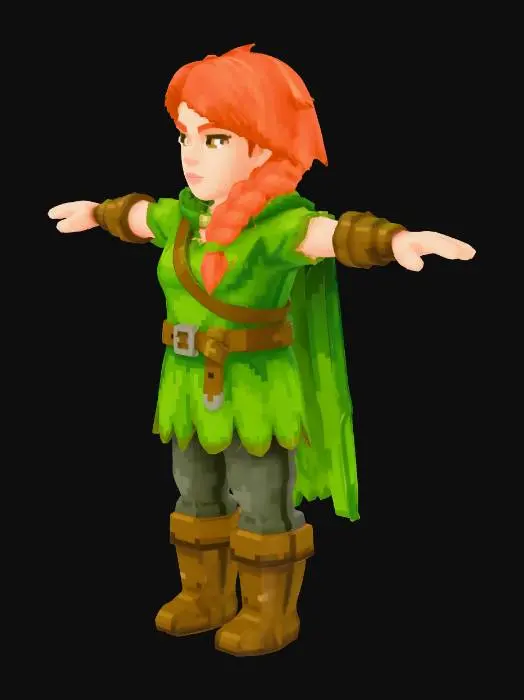 3D model for Pixel Archer