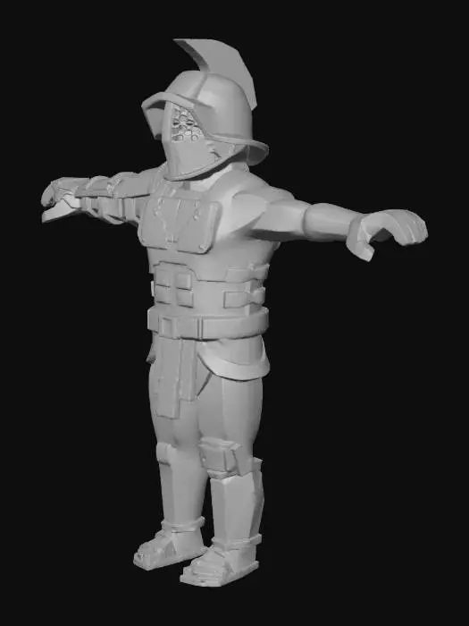 3D model for Pixel Gladiator