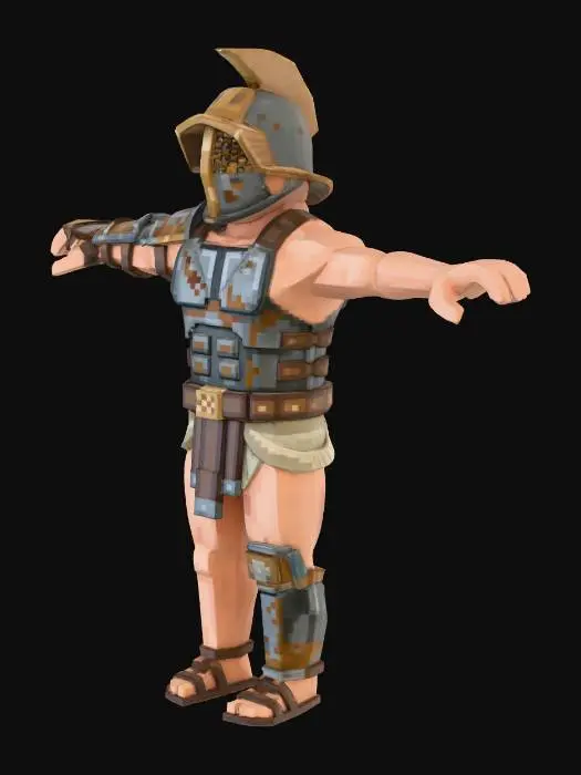 3D model for Pixel Gladiator