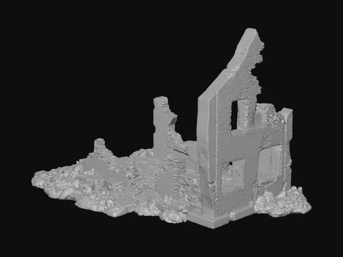 3D model for Ruined Structure Model