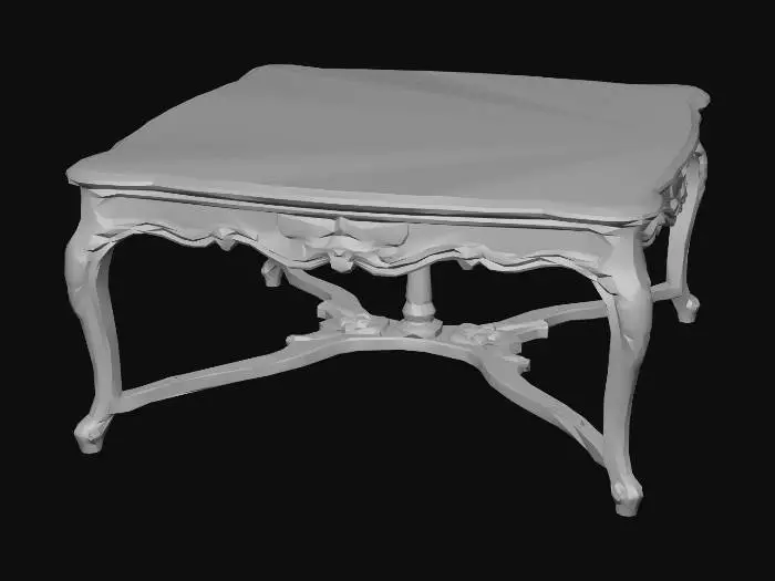 3D model for Elegant Carved Table