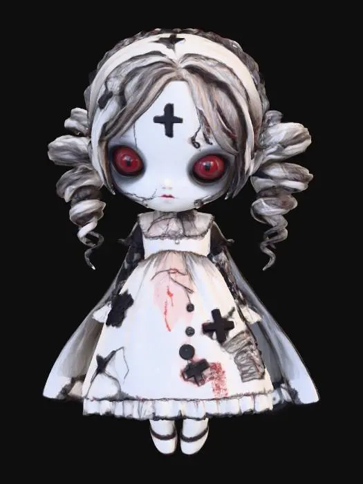 3D model for Stitched Doll Maiden, #Halloween2025#