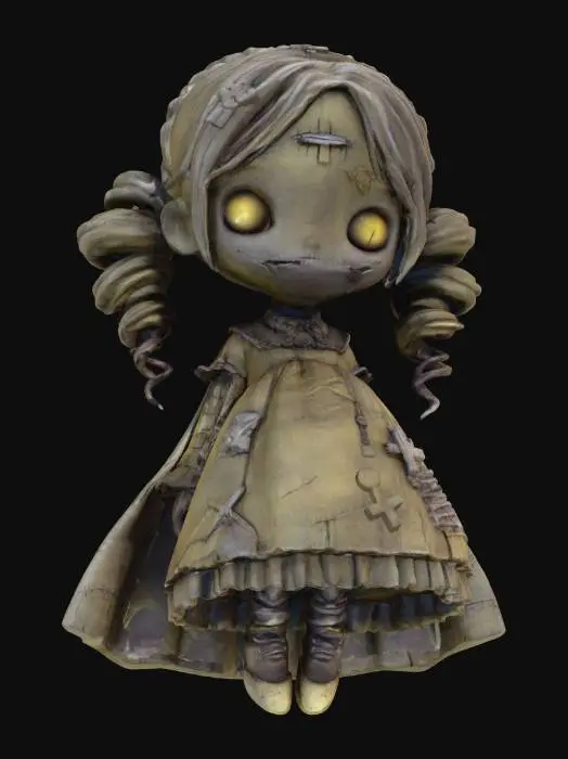 3D model for Stitched Doll Maiden, #Halloween2025#