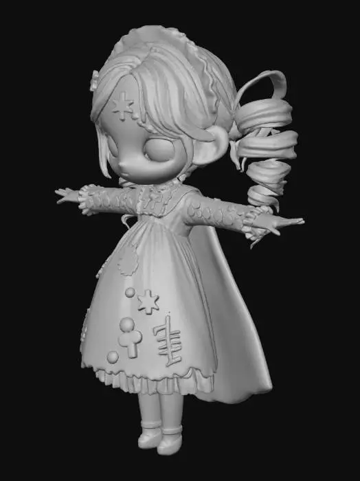 3D model for Stitched Doll Maiden, #Halloween2025#