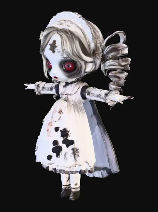 3D model for Stitched Doll Maiden, #Halloween2025#