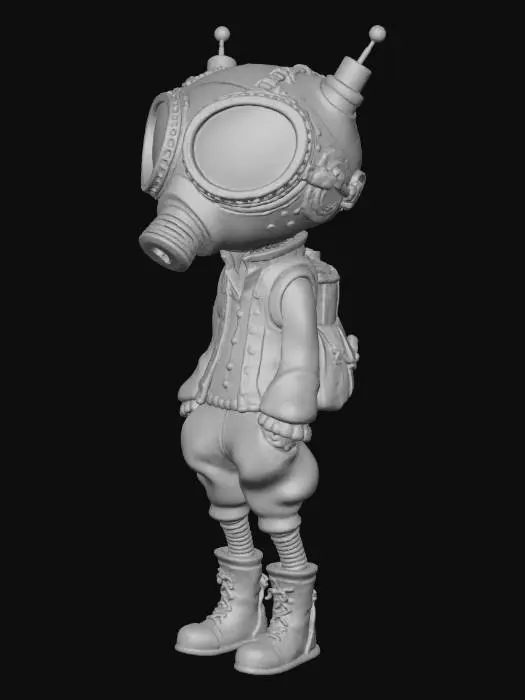 3D model for little wanderer from Ypres