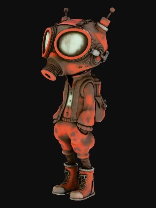 3D model for little wanderer from Ypres