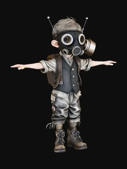 3D model for No Regrets Wanderer