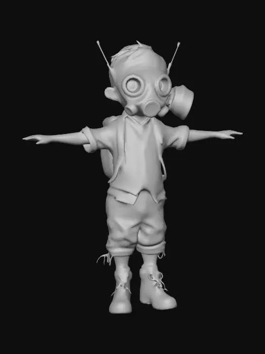 3D model for No Regrets Wanderer