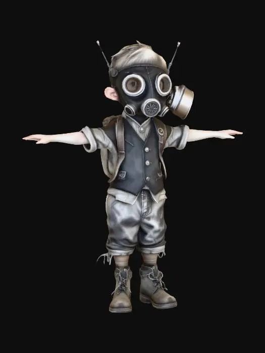 3D model for No Regrets Wanderer