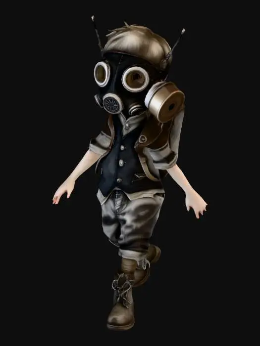 3D model for No Regrets Wanderer