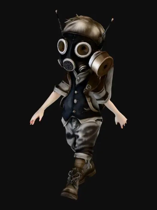 3D model for No Regrets Wanderer