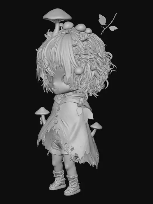 3D model for Mushroom Sprite