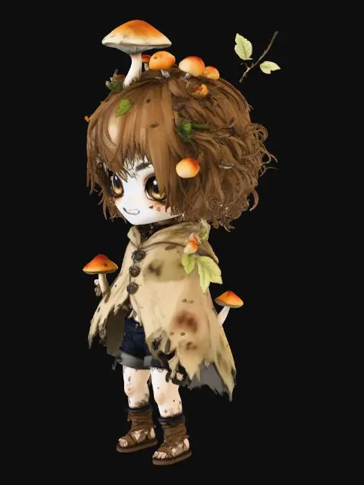 3D model for Mushroom Sprite