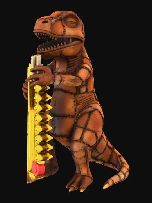 3D model for Rusty Dinky the T-Rex