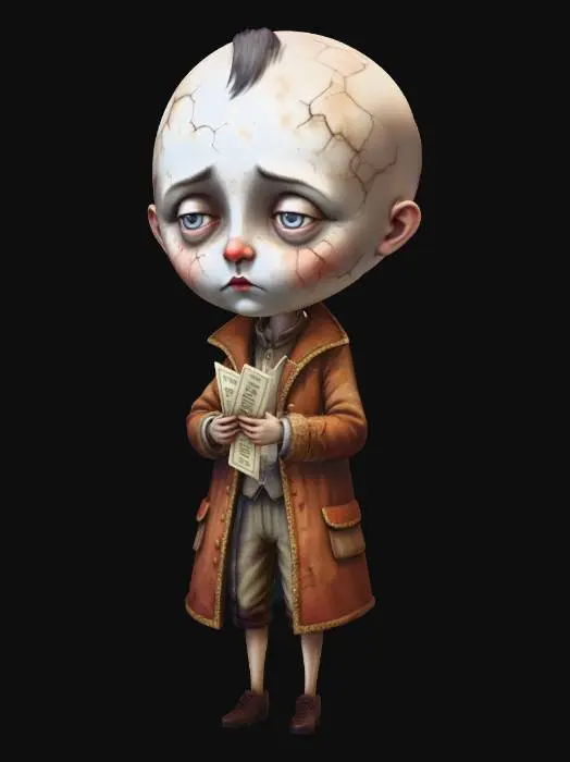 3D model for ticket boy of a Goddamn Circus