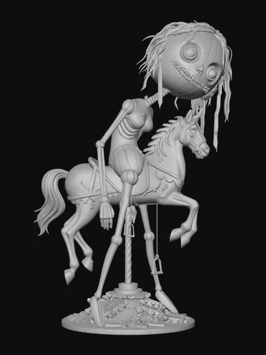3D model for The Carousel Child of Goddamn Circus
