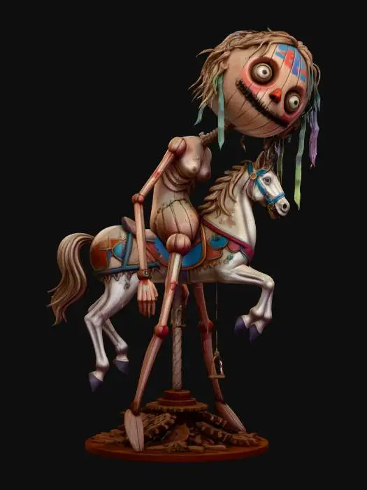 3D model for The Carousel Child of Goddamn Circus