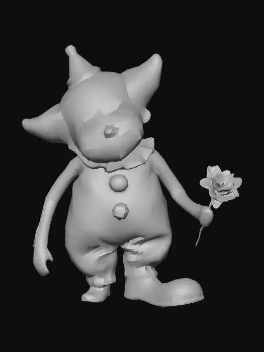 3D model for The Velvet Clown