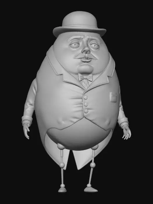 3D model for The Ringmaster of Goddamn Circus