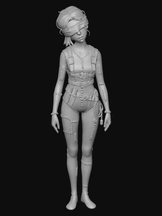 3D model for The Blind Knife Princess of Goddamn Circus