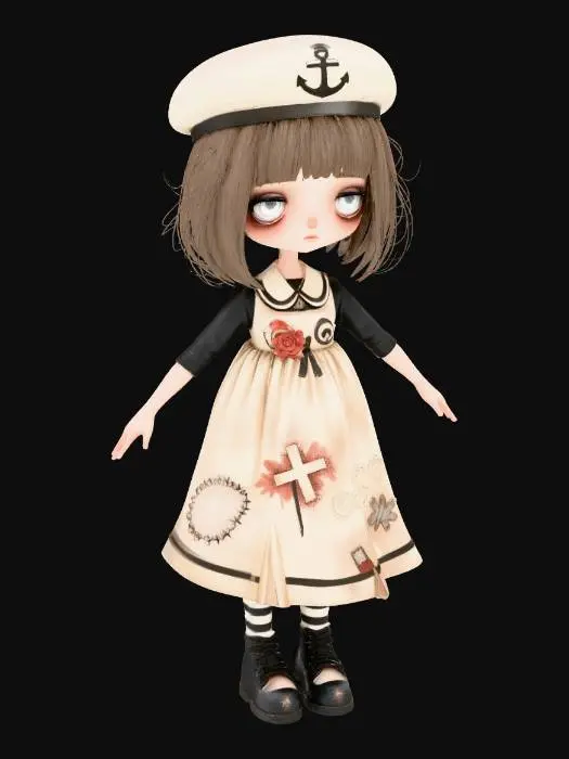 3D model for Nell, The Still Sailor