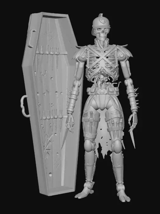 3D model for Mechanical Warrior Assistent
