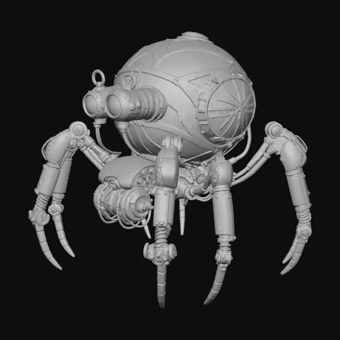 3D model for Rusty Mech Walker