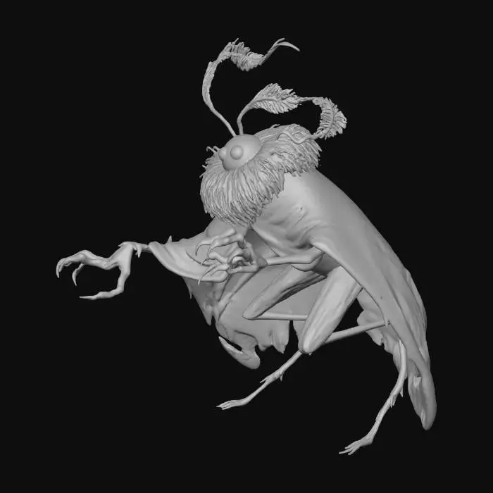 3D model for Moth Monarch
