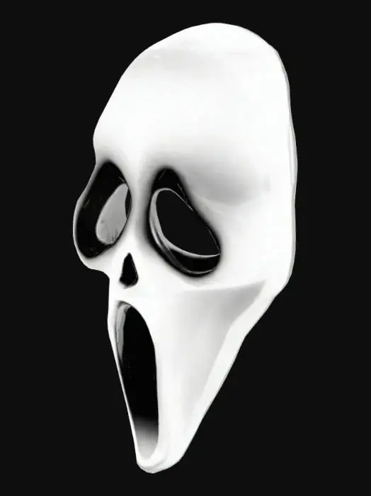 3D model for GhostFaceLowPolMask