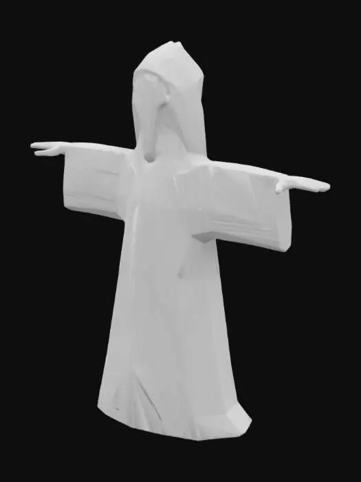3D model for GhostFaceLowPolyBody2.0
