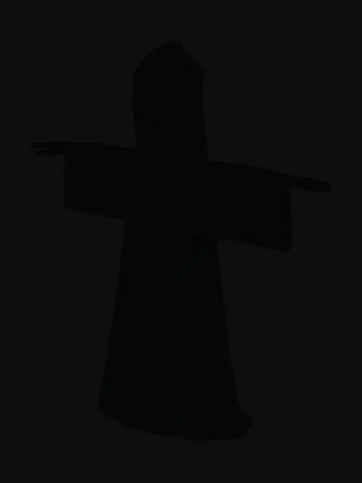 3D model for GhostFaceLowPolyBody2.0