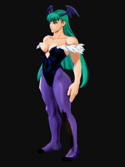 3D model for morrigan