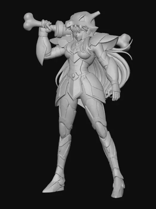 3D model for Warrior of the Bone Helm