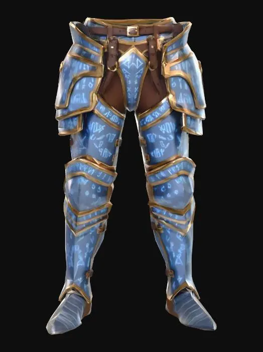 3D model for Runic Blue Legplates