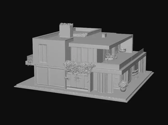 3D model for Windowless Modern Serenity