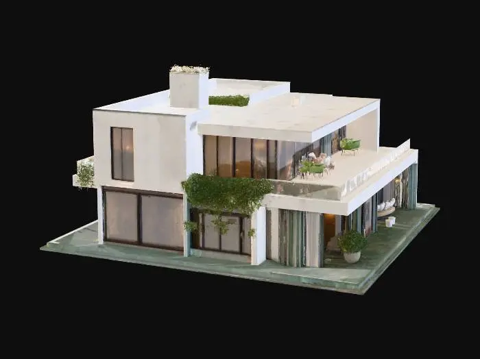 3D model for Windowless Modern Serenity